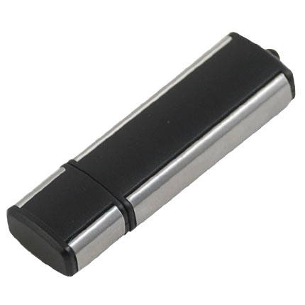 USB-Flash накопитель (флешка) "BOND" из пластика и металла,  4 GB. Черный